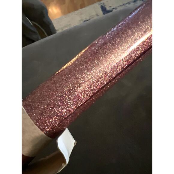 New Roll Pink Glitter Confetti Heat Transfer Vinyl HTV - Picture 2 of 3